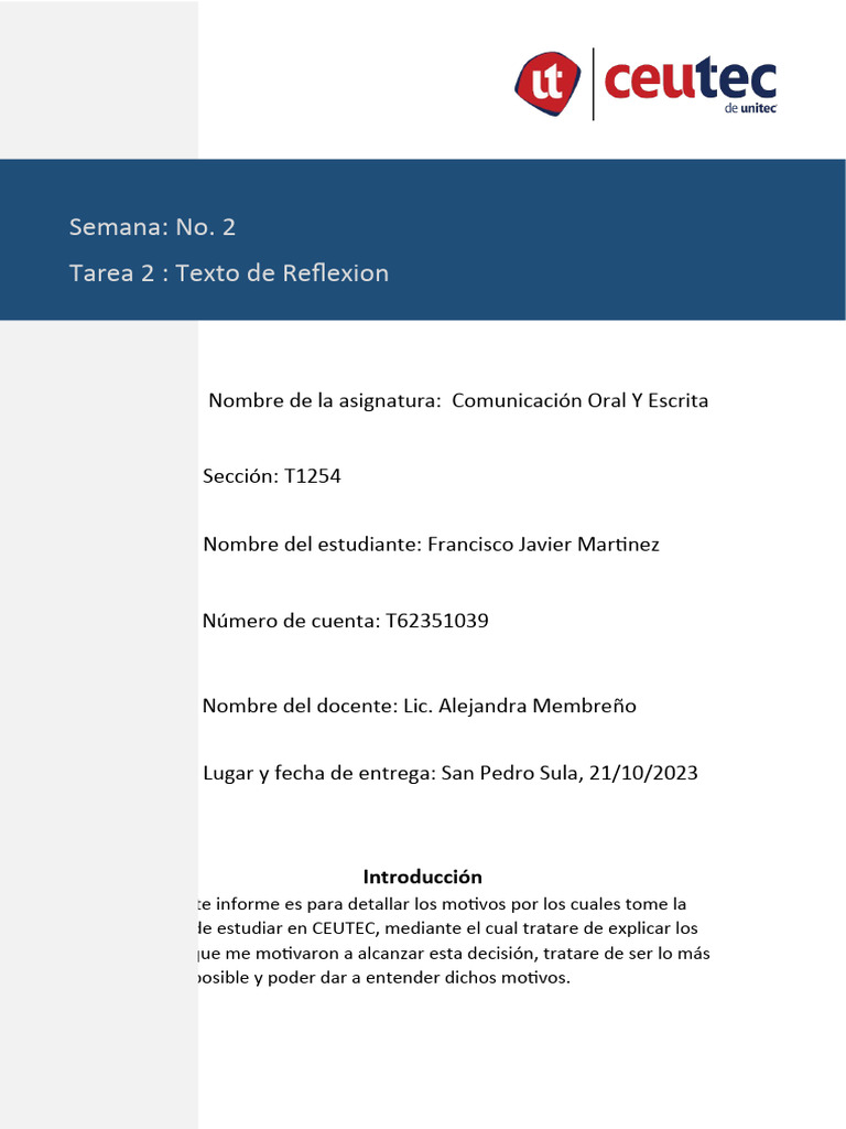 comunicacion oral y escrita semana 2 | PDF | Paramédico