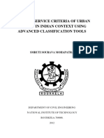 Level of Service Criteria of Urban Streets in Indian Context Using Advanced Classification Tools