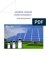 VEIKONG VFD500-PV Solar Pumping Inverter User