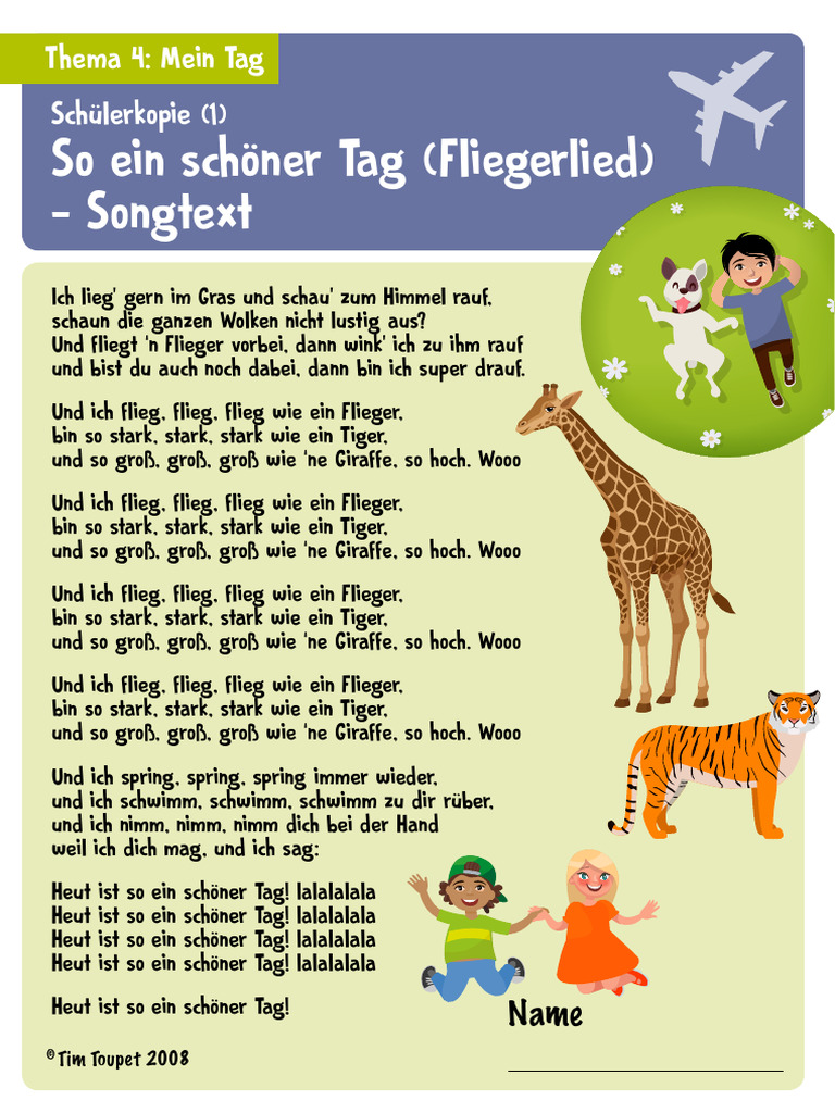So Ein Schöner Tag | PDF