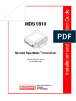 MDS 9810 Manual