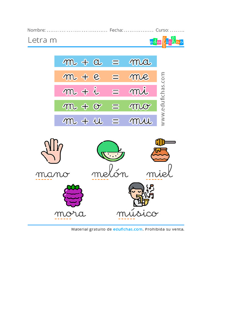 Letra M | PDF