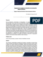 Activos para La Pedagogía de La Equidad y La Inclusión en La Educación Básica en México