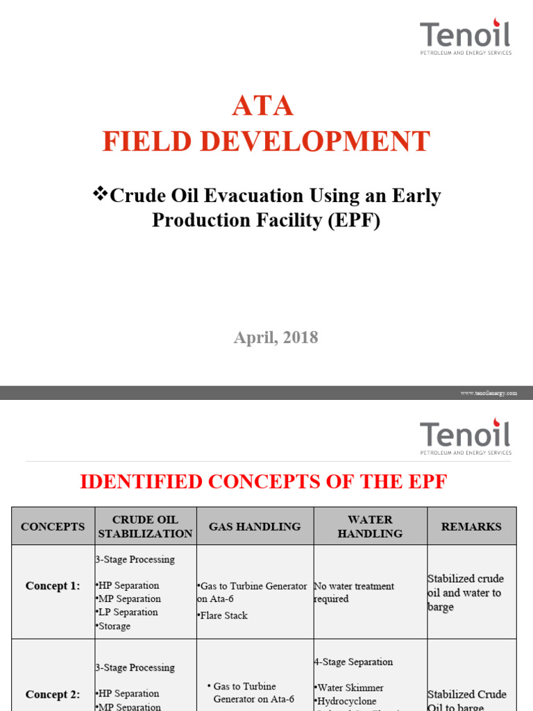 EPF Crude Oil Processing Overview | PDF | Chemical Process Engineering ...