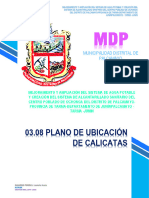 8. Plano de Ubicacion de Calicatas