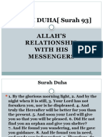 Surah 14 SURAH DUHA