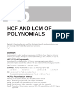 HCF & LCM of Polynomials