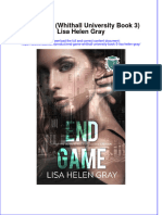 Read Online Textbook End Game Whithall University Book 3 Lisa Helen Gray Ebook All Chapter PDF