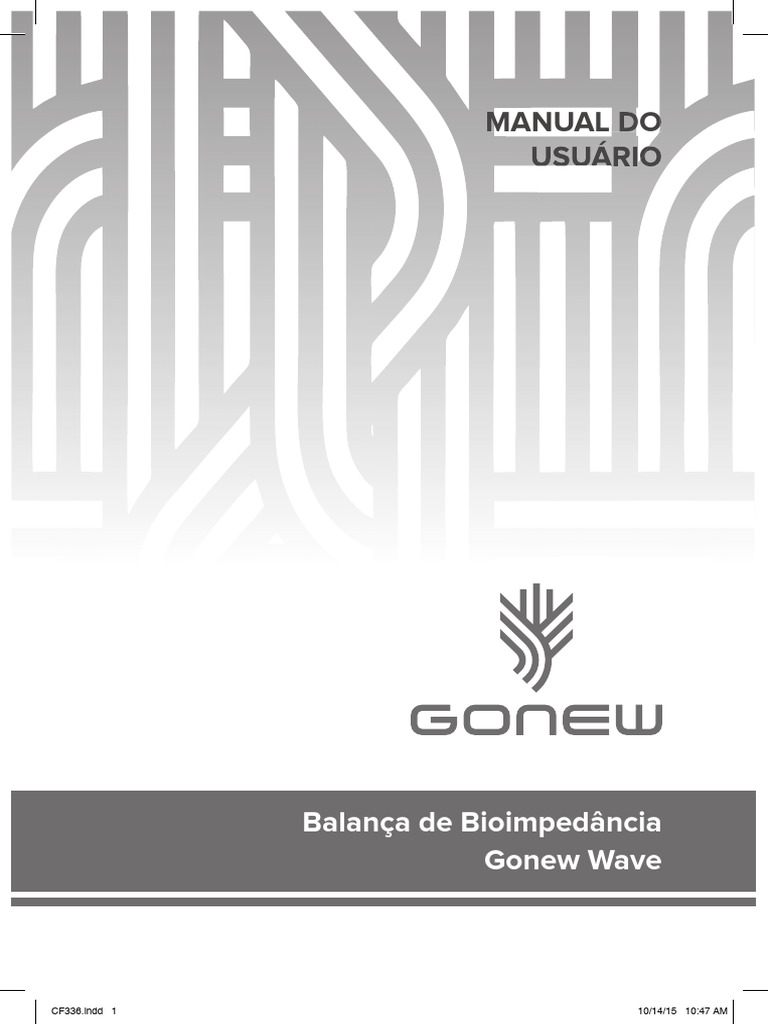 Manual da Balança de Bioimpedância Gonew | PDF | Obesidade