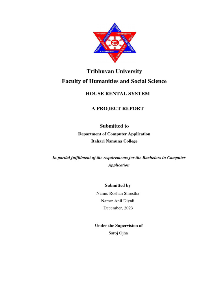 House Rental System Project Report | PDF | Software Testing | Html