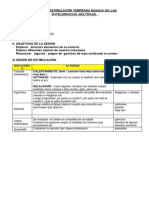 SESIÓN DE ESTIMULACIÓN  INTELIGENCIAS MULTIPLES