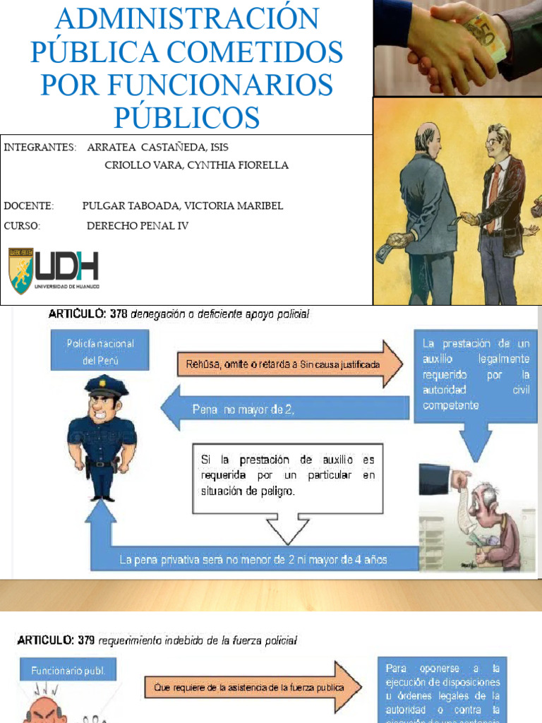 Delitos Contra La Administración Pública - Derecho Penal Iv.1 | PDF ...
