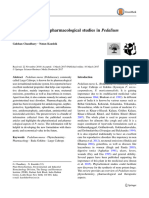 Phytochemical and Pharmacological Studies in Pedalium Murex L.