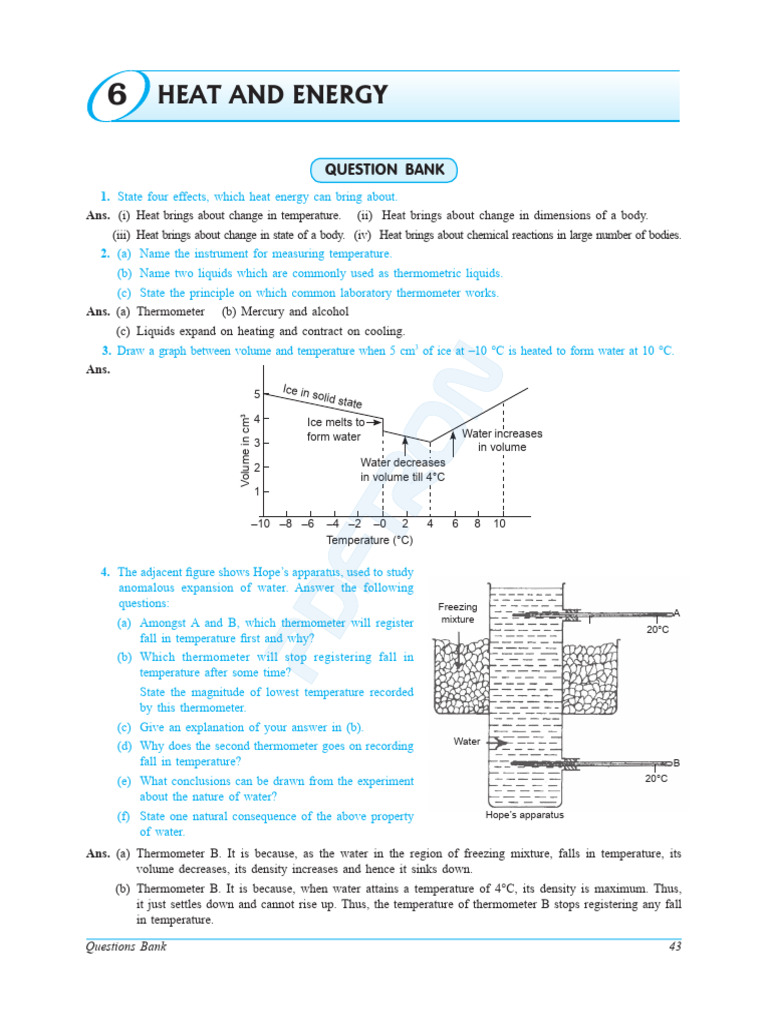 Ch 6 Heat And Energy Pdf Thermometer Temperature