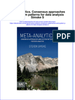 Read Online Textbook Meta Analytics Consensus Approaches and System Patterns For Data Analysis Simske S Ebook All Chapter PDF