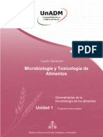 Microbiologia y Toxicologia de Alimentos