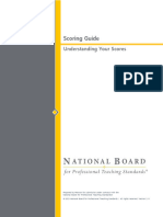NBPTS Scoring Guide