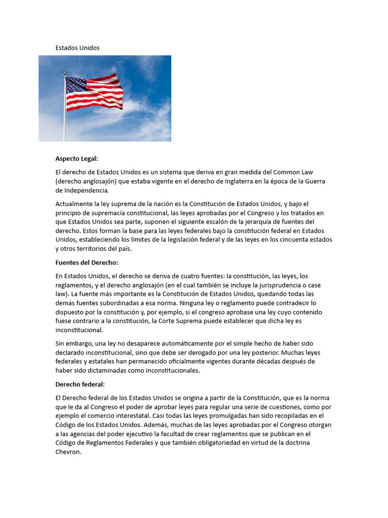 Aspectos de Estados Unidos | PDF | Senado de los Estados Unidos | Gobierno