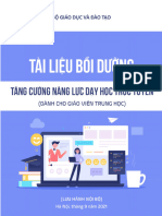 Tài Liệu Hướng Dẫn Tổ Chức Dạy Học Trực Tuyến