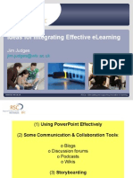 Supporting PPT: Integrating Effective Elearning Ideas