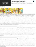 A Organização Do Acervo Literário