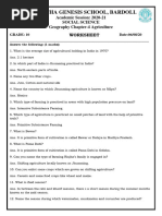 class 10 geo ch 4 worksheet