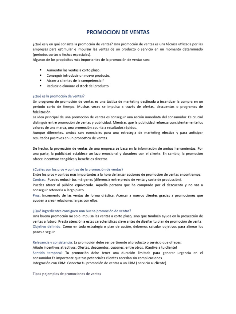 PROMOCION | PDF | Cupón | Marketing