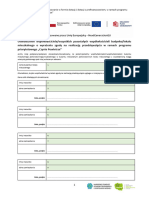 Załącznik Do Wniosku o Dofinansowanie W Formie Dotacji / Dotacji Z Prefinansowaniem, W Ramach Programu Priorytetowego Czyste Powietrze"