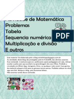 Atividade de Matemática Diversas