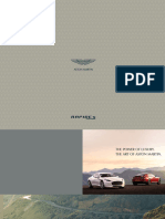 Aston Martin Rapide S - Catálogo Brochure 2015 year 41 págs