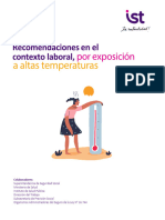 Recomendaciones para Empresas en El Contexto Laboral Por Exposición A Altas Temperaturas