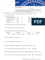 Substance Use Questionnaire BCBOBS