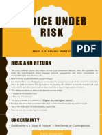 Risk and Uncertainity