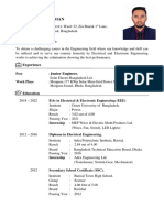 CV of Md. Atiquer Rahman