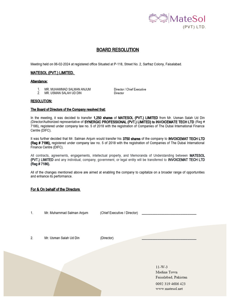 Letter - Head Matesol - PK | PDF