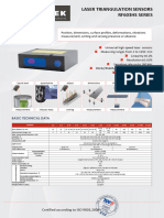 Laser Triangulation Sensors RF603HS Data Sheet Eng