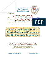 Iraqi Accreditation Criteria For Engineering