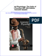 Read Online Textbook Anatomy and Physiology The Unity of Form and Function Ise 10Th Edition Kenneth Saladin Ebook All Chapter PDF