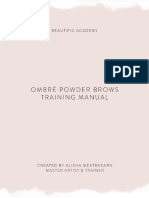 Beautific Studios and Academy Ombre Powder Training Manual
