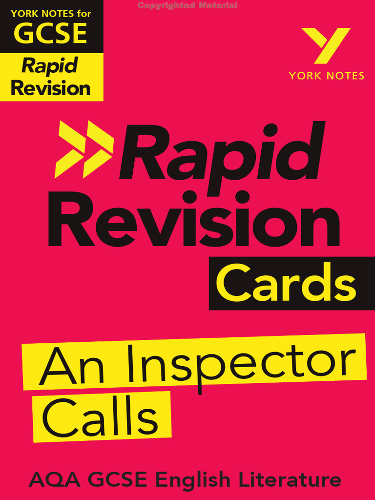 york-notes-for-gcse-rapid-revision-cards-an-inspector-calls | PDF