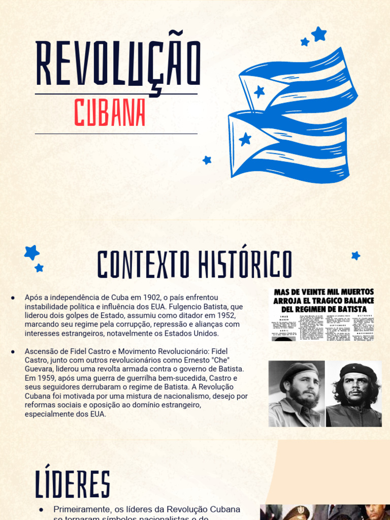 Revolução Cubana: Ascensão e Consequências | PDF | Fidel Castro ...