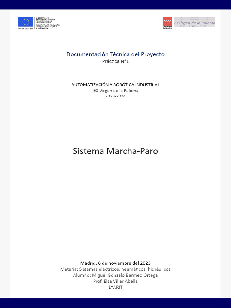 Practica n1 | PDF | Relé | Motores