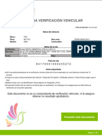 CITA VERIFICACIÓN VEHICULAR DUCATO 