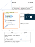 Résumé HTML CSS