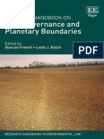 (Research Handbooks in Environmental Law) Duncan French (Editor), Louis J. Kotzé (Editor) - Research Handbook On Law, Governance and Planetary Boundaries-Edward Elgar (2021)