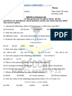 Class 9 Question Paper New