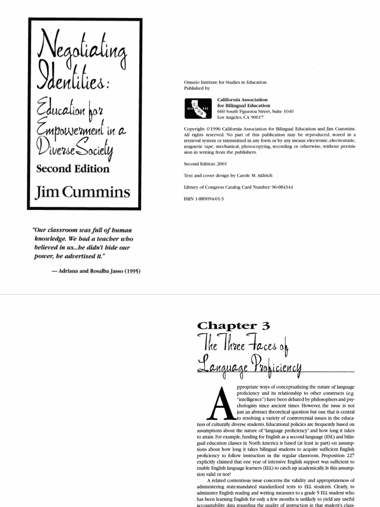 Rwt bilingual the three faces of language proficiency cummins ch3 pdf