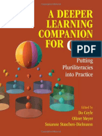 A Deeper Learning Companion For Clil Putting Pluriliteracies-Into-practice-Coyle D, Meyer O, Staschen-Dielmann S, Eds