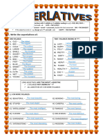 Superlatives Worksheet