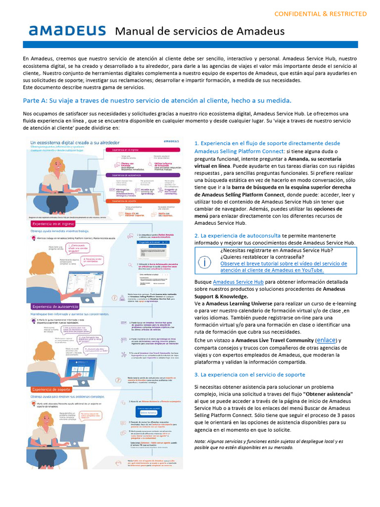Amadeus Service Handbook ES | PDF | Red mundial | Internet y web